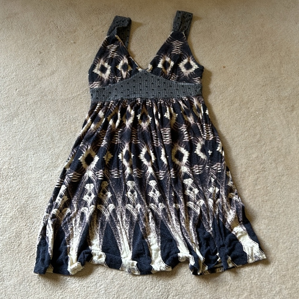 Ecote dress strap smocked back. Sz M